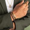 PIG & HEN Nabak 6 Bracelet - Black X Gold