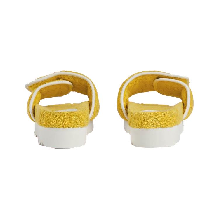 Gucci Adidas x Gucci Wmns Gg Platform Sandal 'Yellow Cotton Sponge' Women's 702398 UU010 7171