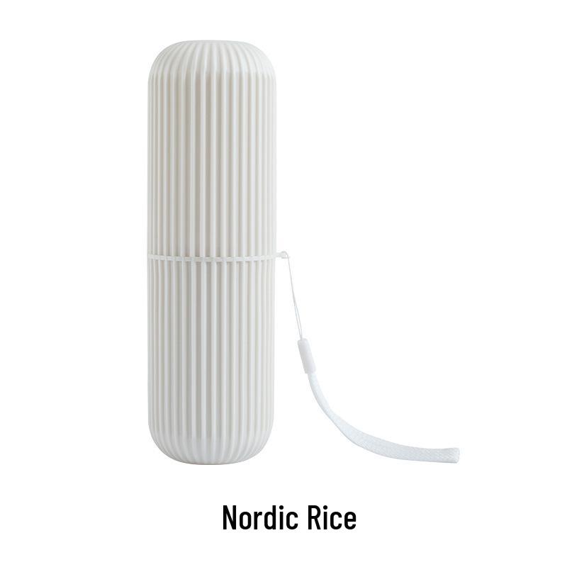 Compact Travel Toothbrush and Storage Set: Portable Cup, Toothbrush, and Toothpaste Holder