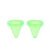 2Pcs Plastic Conical Cup Basket Feeder Fish Feeding Aquarium Feeder With Suctions For Aquarium Nematode Live Blood Worms