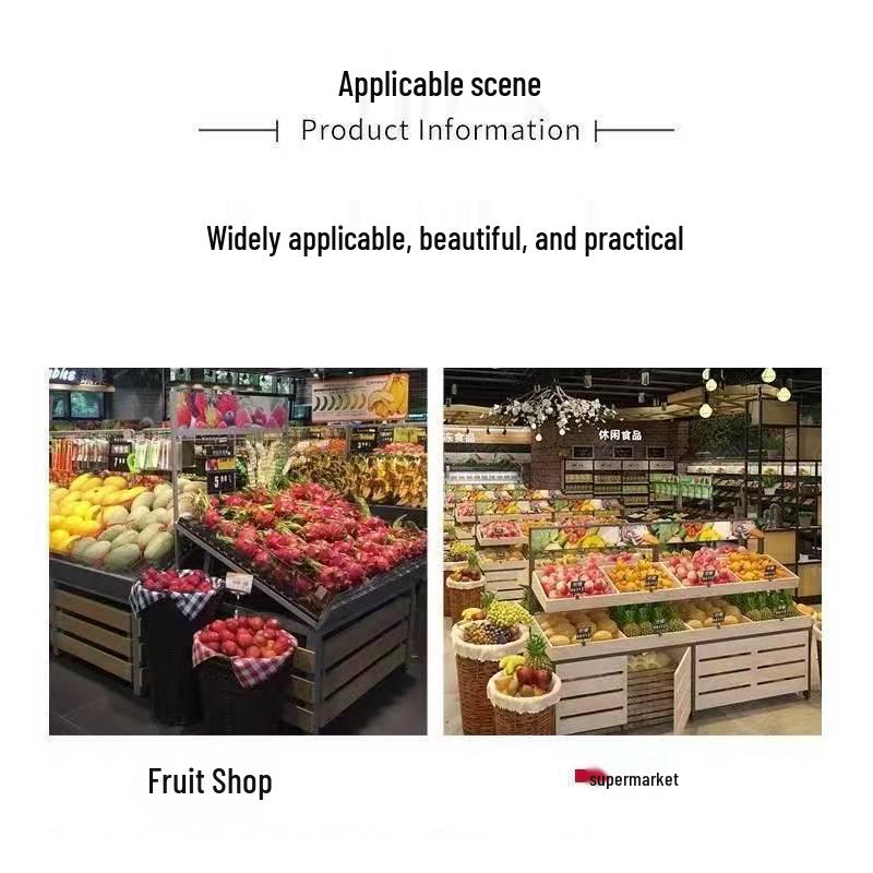 Fruit Display Basket: Rattan-Style Plastic Woven Tray for Supermarket, KTV Snacks, and Desserts