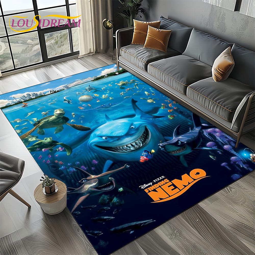 27 Style Cute Finding Nemo Cartoon Sea World Carpet Rug for Bedroom Living Room Home Sofa Decoration,kids Large Decor Floor Mat