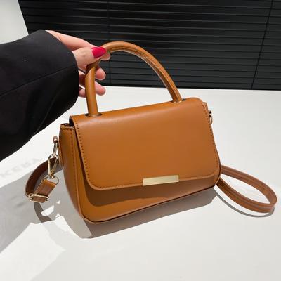 Trendy Texture Personalized Bag Women's 2025 New Fashion Simple Casual Temperament Commuting Shoulder Crossbody Handbag