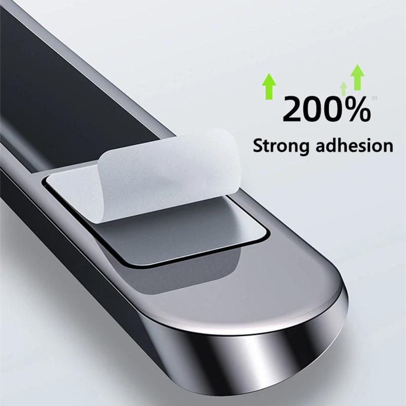 1pcs Hidden Car Styling Temporary Parking Card Metal Alloy Texture Auto Phone Number Card Plate Telephone Number Card CarStyling
