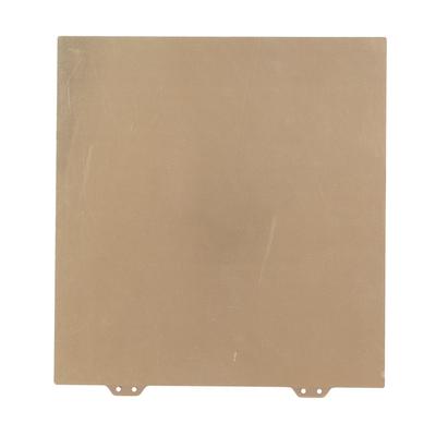 3D Printer Build Plate Gold Powdered 10.4in Long 9.8in Wide Easy To Install Steel Plate for Vyper