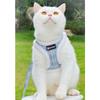 Pastel Pet Pet Check Fur Lining Harness Set, Gray