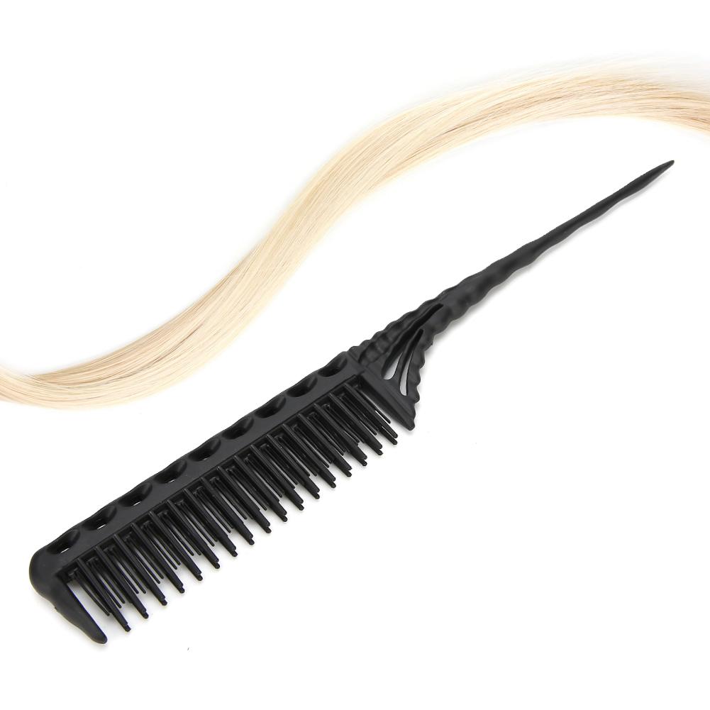 Professional Hair Brush Comb Barber Salon Comb Hairdressing Styling ToolsBlack