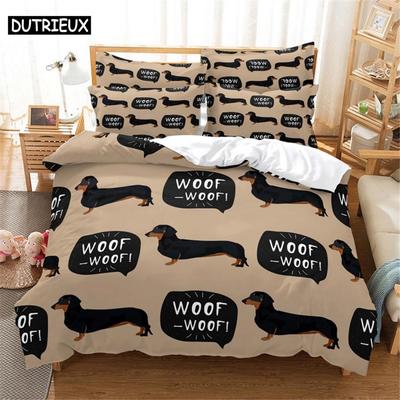 3D Woof Bedding Set Queen Bedding Duvet Cover Set Bedding Set Bed Cover Cotton Queen Bedroom Bed Cover Set Bed Set Bedding