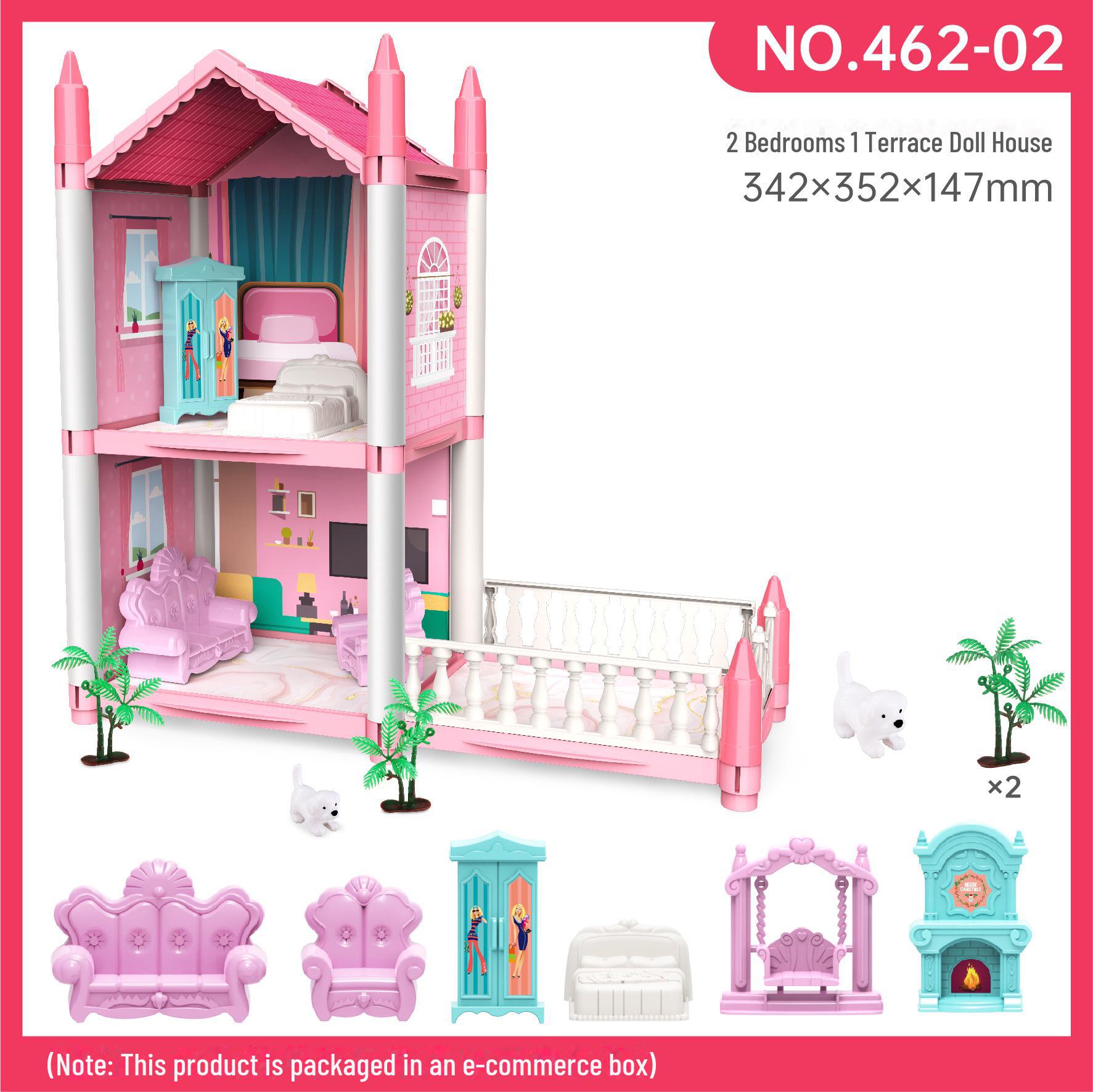 

Кукольный домик «Замок принцессы» со светом — идеальный подарок на день рождения для девочек