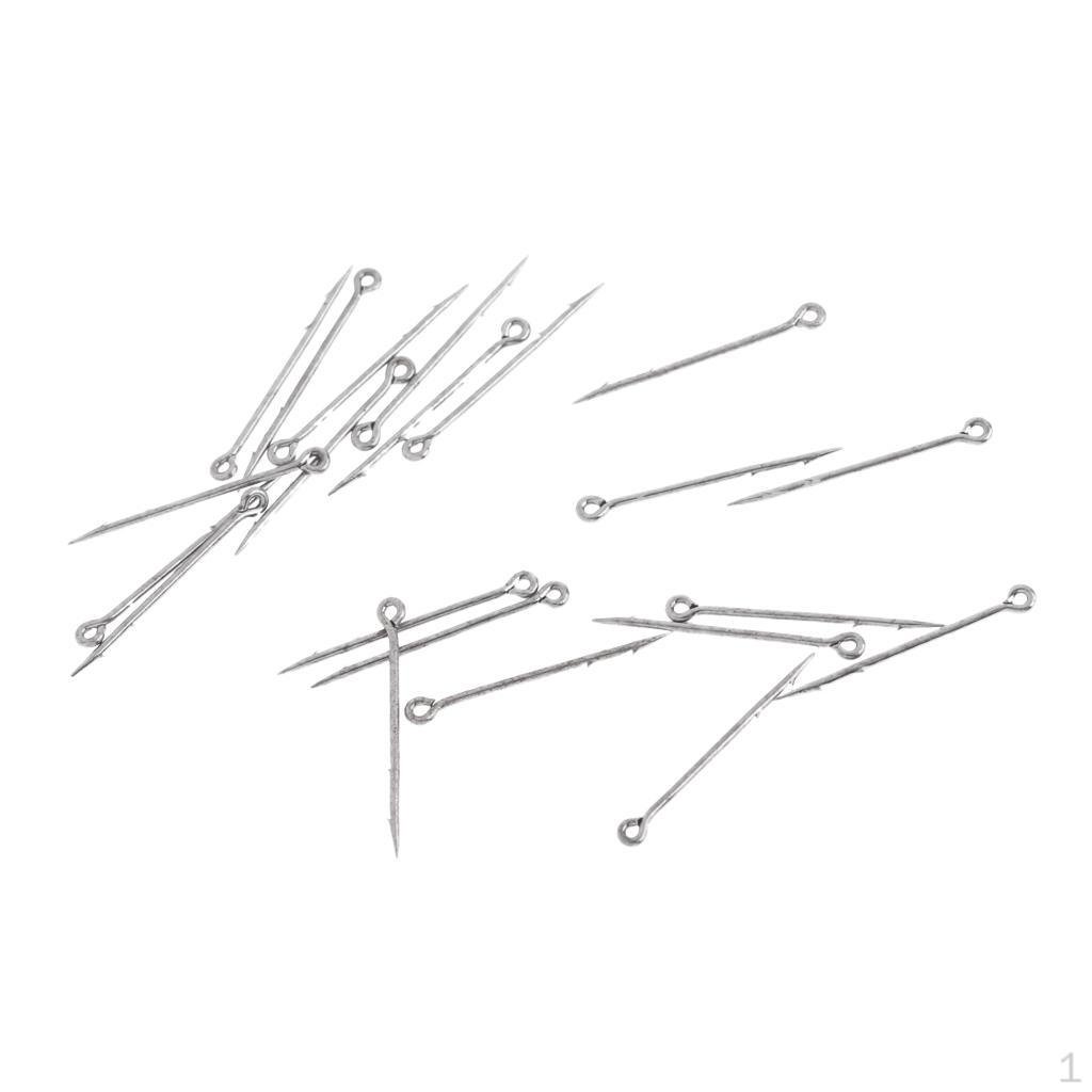 20 Pieces Fishing Worms Hooks Made Of Carbon Steel For Sea