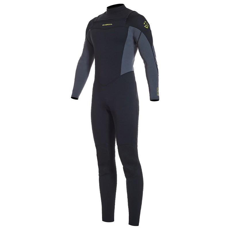 Diving Suit 3/2MM Front Horizontal Zipper One-piece Long-sleeved Warm Snorkeling Swimming Surfsuit
