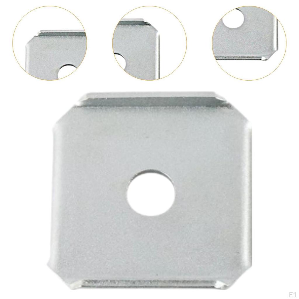 3 Pieces Double Mulching Blade Adapters Parts Steel Replacements Accessories for Lawnmower