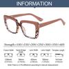 Blue Ray Blocking Anti-Blue Light Reading Glasses Large Frame Eye Protection Presbyopia Eyeglasses Spring Leg Elegant