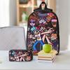 Friday Night Funkin Kinderrucksack Brotdose Federmäppchen für Jungen Mädchen Rucksäcke Kawaii Schultasche Schulranzen Set