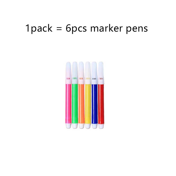 Stackable Crayon Paint Brush Marker Pens Coloring Tools Household Handicrafts Digital Oil Art Drawing Kids Party Favors TMZ