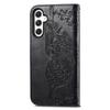 For Samsung Galaxy A55 5G Cell Phone Case Butterfly Imprinted Leather Cover