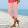 Women's Casual Stretch High Waist Abdominal Yoga Pants Soft Compression Workout Base Pants