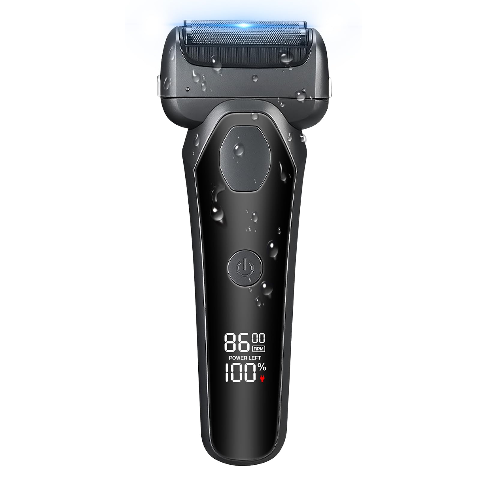 

Электробритва Tusina для бороды Close Shave Low Electric Reciprocating Close Electric для влажного и сухого бритья в IPX6 USB LED Trimmer Day Japan