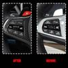 For BMW 1 2 3 4 5 Series G30 G32 G42 G14 G01 G02 G05 G06 G07 G20 G22 G26 G29 G80 Carbon Fiber Steering Wheel Cover Trim Decor