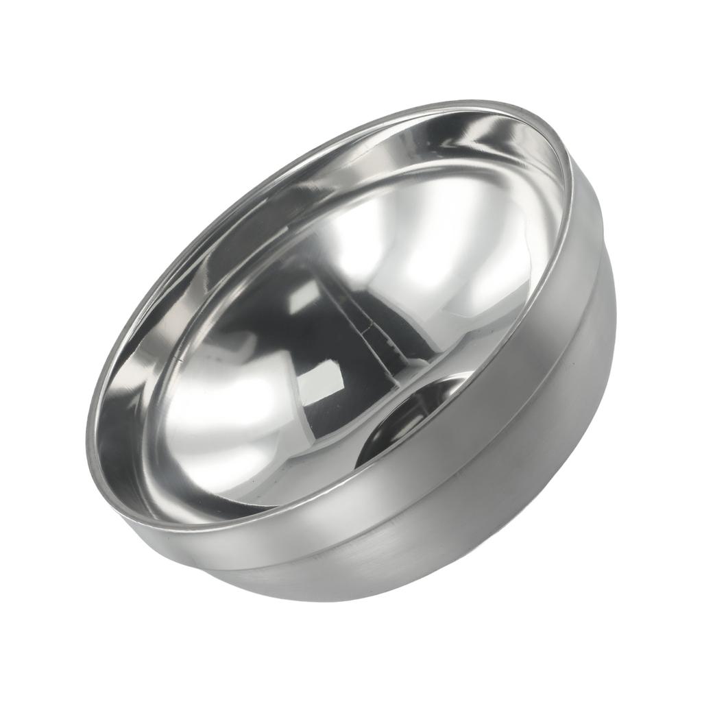 Eco-friendly Double Layer Insulation Stainless Steel Bowls Kitchen Flatware Salad Bowl Thermal Insulation Deep Dish Tableware