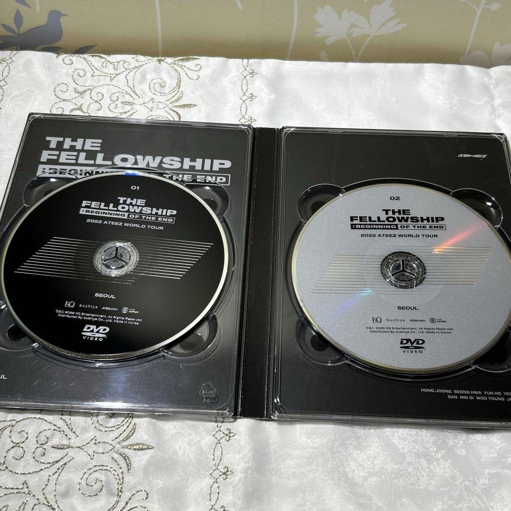 [USED] [Japanese subtitles] ATEEZ DVD Waltz Seoul Concert with trading card Wooyoung