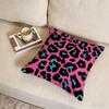 L-Leopard Print Cushion Cover Fabric Soft Furnishing,Pillowcase, Cushion Cover, Sofa Pillow, Home Decoration