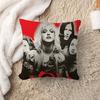 Alternative Rock Band H-Hole Cushion Cover Car Throw Pillow Case For Sofa Car Christmas Gift 40X40Cm 45X45Cm