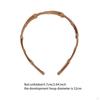 Foldable Headband Non Slip Headpiece Pocket for Makeup Travel Women black