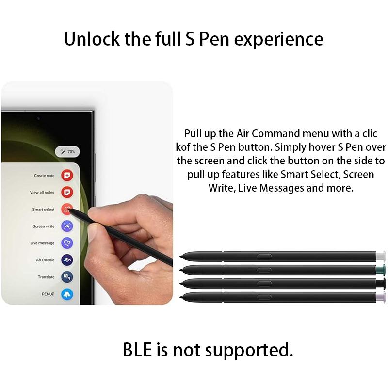 Ersatz-S Pen für Samsung Galaxy S23 Ultra, SM-S918B/DS SM-S918U SM-S918W SM-S918N Touchscreen-Stift Ohne Bluetooth