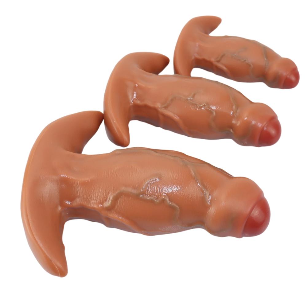 Silicone Butt Plug Dildo Masturbator Dilator Sex Toy Fisting Strap on Penis Big Dick