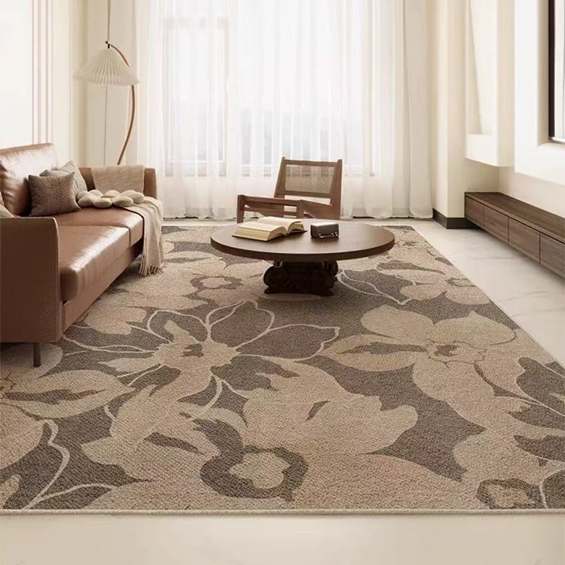 Light Luxury High-End Carpet Living Room Sofa Anti-Slip Waterproof Floor Mat Bedroom Anti-Stain Foot Mat Home Decoration