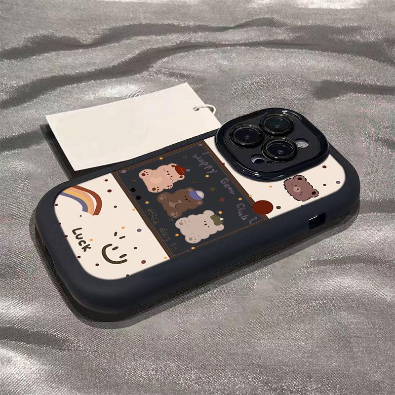 

Фоторамка Медведь Подходит для Apple 16/15PROMAX Чехол для мобильного телефона IPhone 14/13 Мультфильм Милый 12 iPhone 13 Pro Max