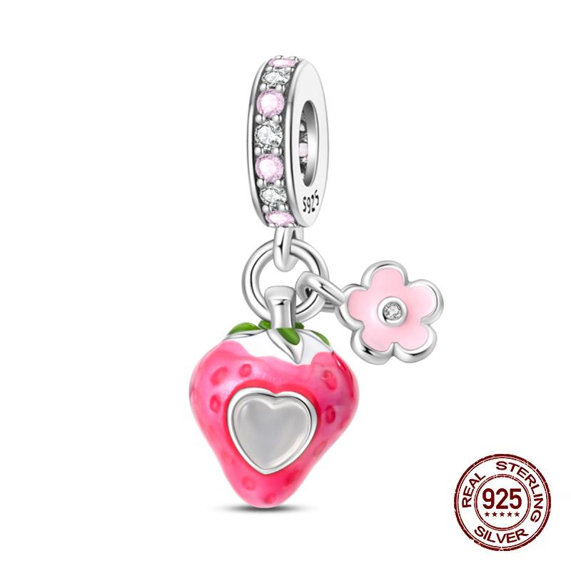 New Copper Perfume Luminous Eggshell Charms Beads Fit Pandachoriginal Bracelet Diy Fine Birthday Jewelry Gifts