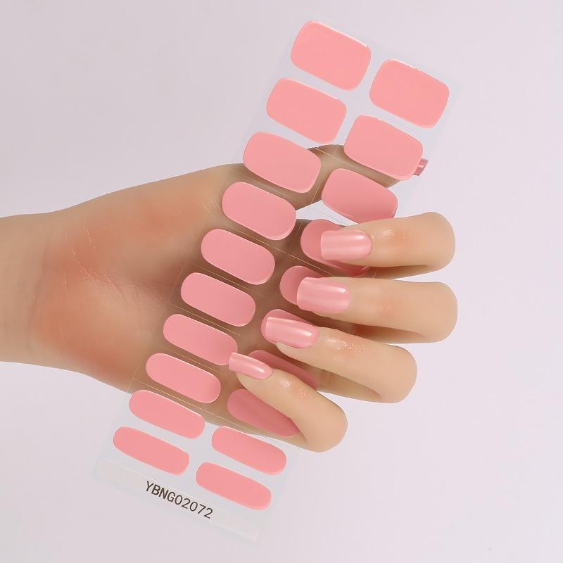 Semi-curing Light Therapy Nail Stickers Gel Nail Stickers Semi-curing Light Lamp Nail Stickers Harden, Last Long and Are Waterproof