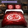 Middlesbrough Themed Bedding 3Pcs Duvet Cover Set Decorative Bed Linen For Teen Room Home Decoration
