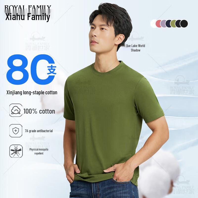 Unisex 80-Count Long-Staple Cotton T-Shirt