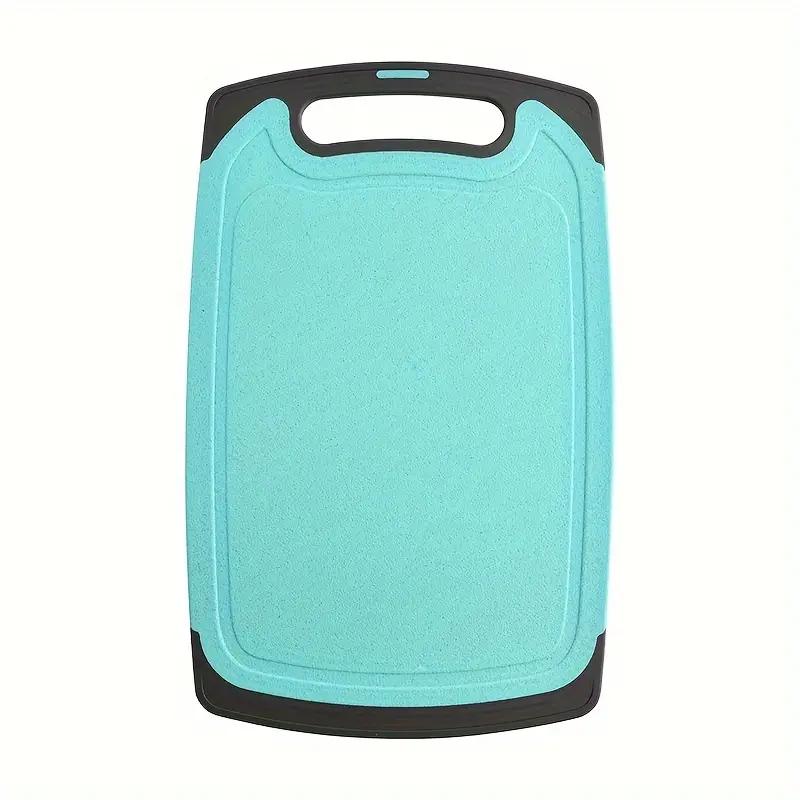 

Разделочная доска из антибактериальной пшеничной соломы, безопасная разделочная доска для сыра и колбасных изделий, моющаяся, разделочная доска для пикника на открытом воздухе в семейном общежитии мятный зеленый