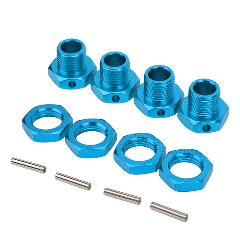 4 PCS Wheel Hex Screws Aluminum Wheel Hex Coupler 17mm Upgrade Accessories Parts Kit for HSP 1/8 RC Car Track Car Parts