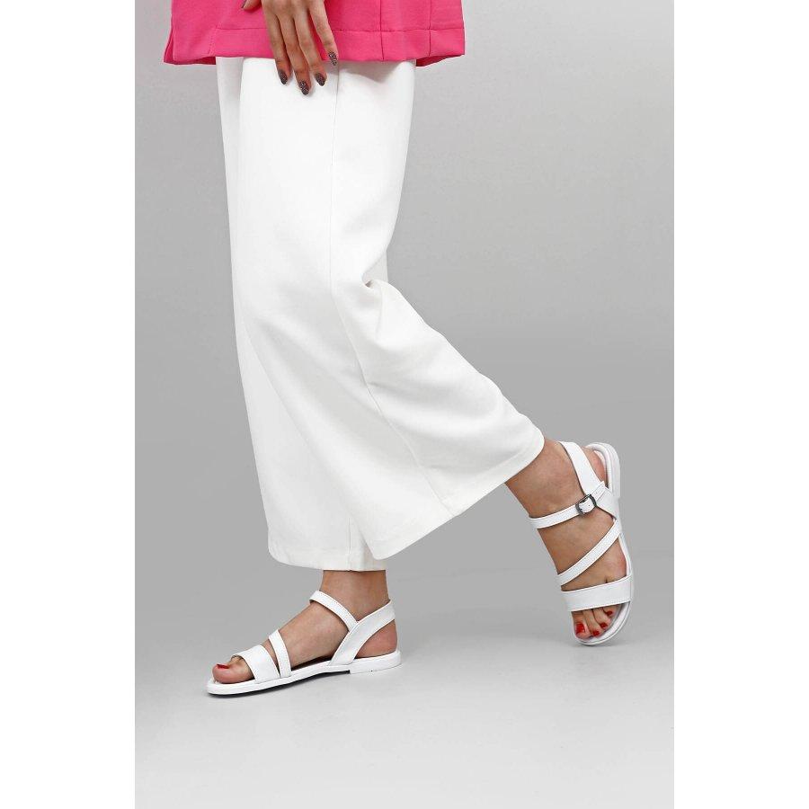 

Женские легкие сандалии из натуральной кожи на плоской подошве