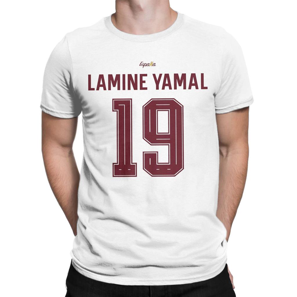 Lamine Yamal Nieuwigheid Voetbal Grafisch T-shirt Y2k Ronde Hals Oversized Grote Maten Unisex Korte Mouw Casual Streetwear Fan T-shirt