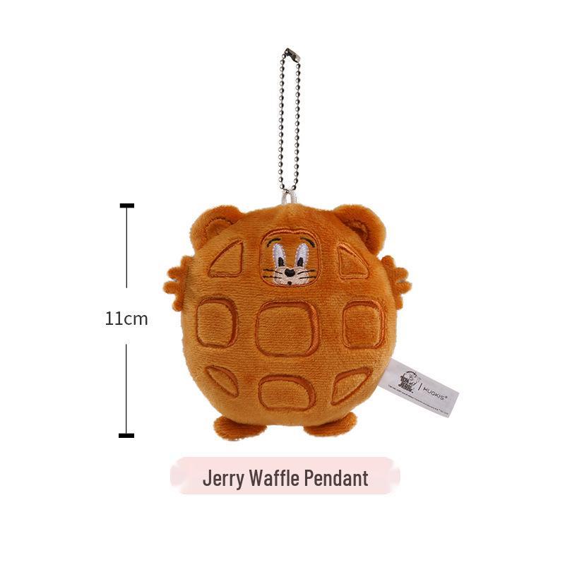 Tom & Jerry Cartoon Plush Keychain - Cute Tom Cat Pendant Bag Accessory