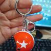 Premium Windproof Duck Helmet Keychain with Star Design