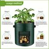 Potato Planting Bag Vegetable Garden Pots Garden Grow Bags Thickened Garden Supplies Vegetable Plant Bag Gardening Accessories