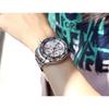 Elegant Ladies Watches Chronograph Dials Fashion Business Quartz Watch for Women Stainless Steel Band