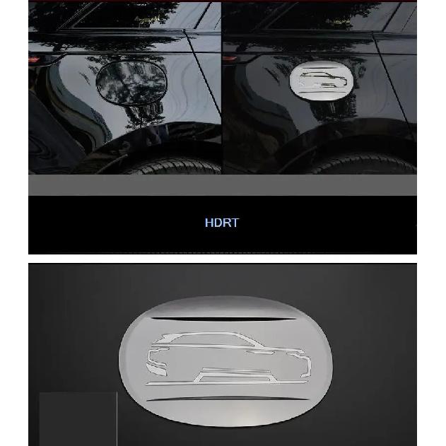 For Land Rover Range Rover Velar 2017+  Exterior ABS chrome Car Style Body Fuel Oil Tank Cap Cover Trim frame Protection Sticker