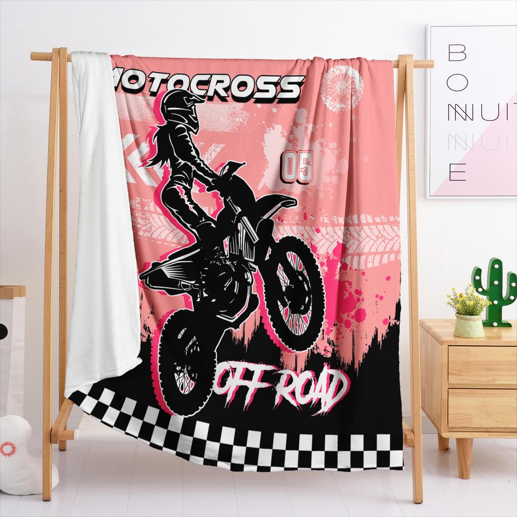 Blanket Flannel Blanket Racing Game 3D Digital Printed Blanket Blanket