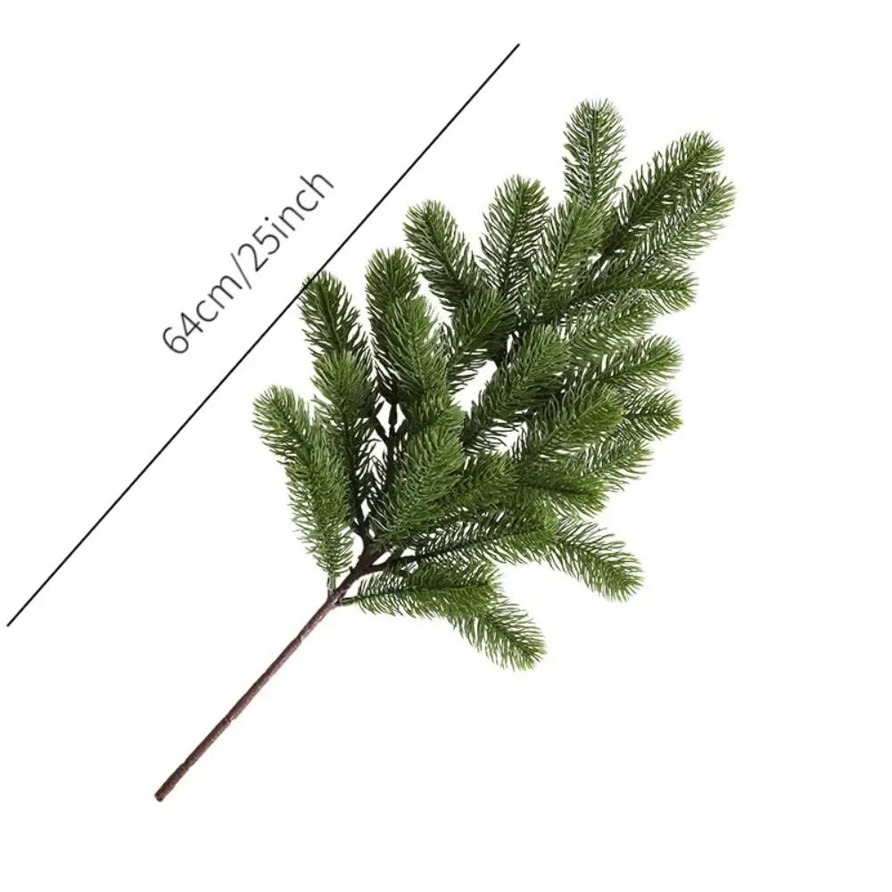 Christmas Pine Branches Christmas Decoration Artificial Fake Plant Pine Needles Wreath DIY Xmas Tree Home Decor New Year