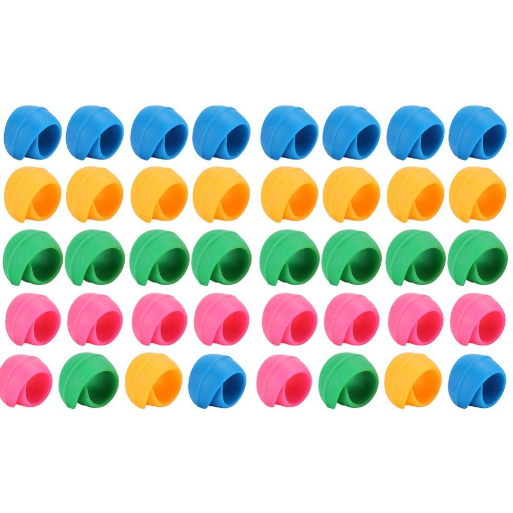

40pcs Silicone Spool Huggers Colorful Thread Holder Thread Spool Savers Prevent Unwinding