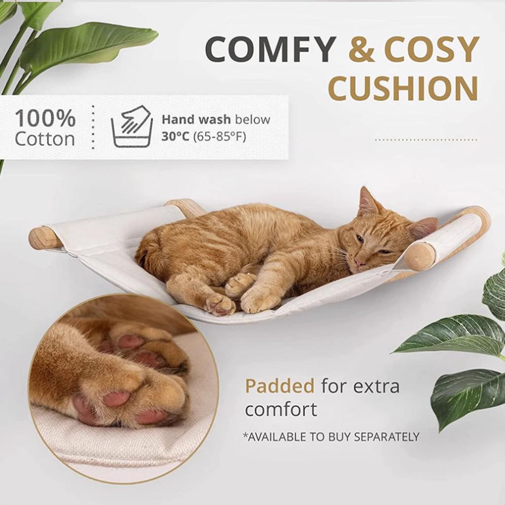 Cat Climbing House Made Of Solid Wood Sisal Cat Climbing Ladder Durable Cat Scratching Post Cat Tree Pet Furniture