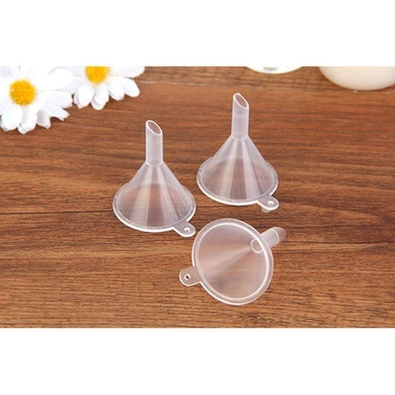 20 PCS Mini Small Plastic Separating Funnels For Perfume Liquid Oil Filling Empty Bottle